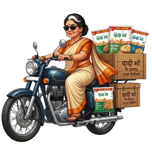 Namaste Dadi Maa products packed and ready for delivery across India